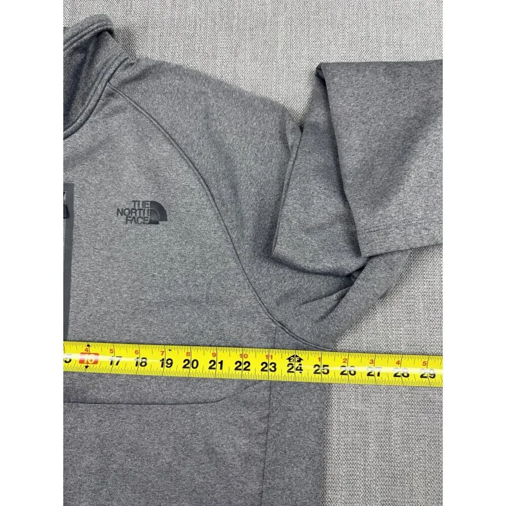The North Face 1/4 Zip Pullover Mens XXL Gray FlashDry Lightweight Fleece
